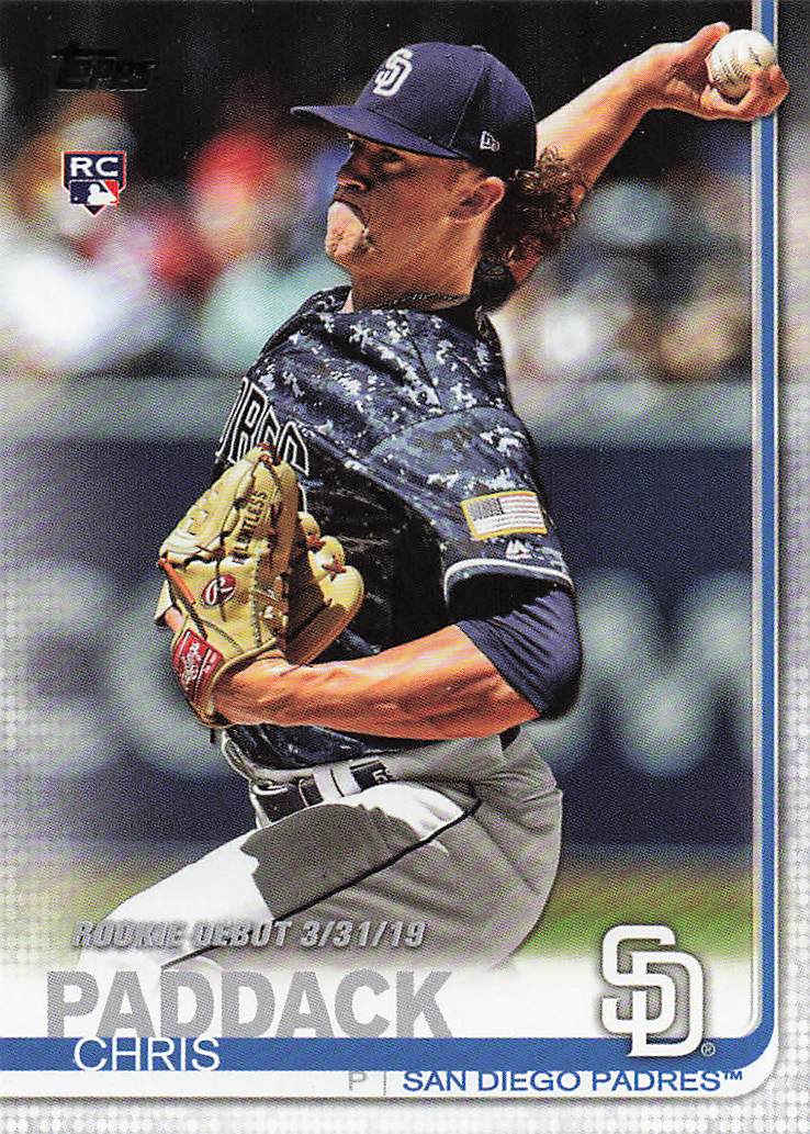 2019 Topps Update Baseball Chris Paddack #US207