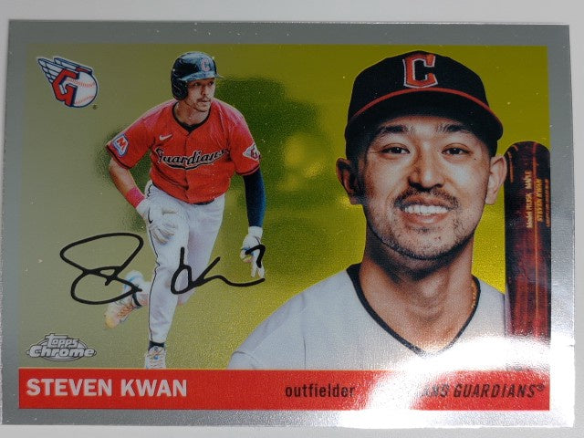 2025 Topps Chrome Platinum Anniversary Baseball Steven Kwan #81