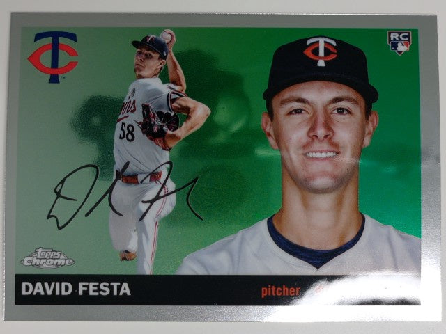 2025 Topps Chrome Platinum Baseball David Festa #369 RC
