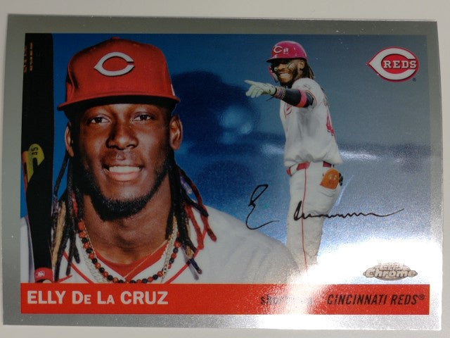 2025 Topps Chrome Platinum Baseball Elly De La Cruz #4