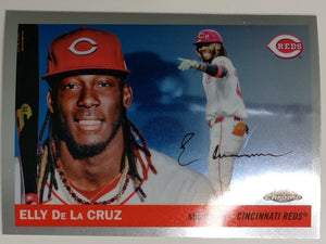 2025 Topps Chrome Platinum Baseball Elly De La Cruz #4