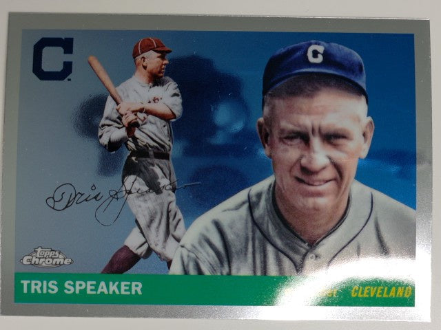2025 Topps Chrome Platinum Anniversary Baseball Tris Speaker #438