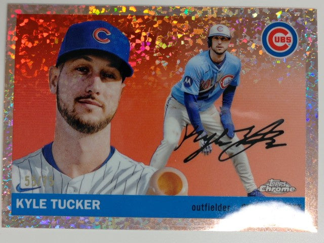 2025 Topps Chrome Platinum Toile Cream Refractor 55/75 Kyle Tucker #91