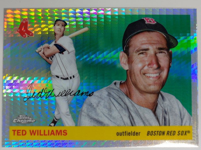 2025 Topps Chrome Platinum Baseball Prism Refractor Ted Williams #351