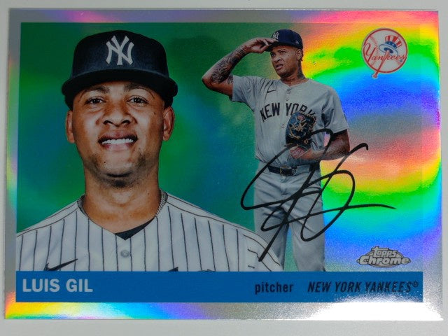 2025 Topps Chrome Platinum Baseball Refractor Luis Gil #127