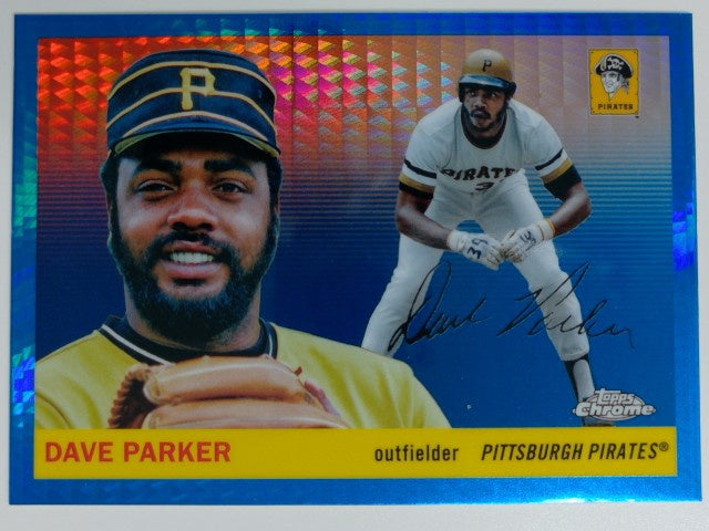 2025 Topps Chrome Platinum Baseball Blue Prism Refractor Dave Parker #240