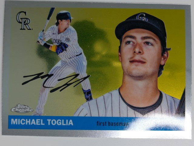 2025 Topps Chrome Platinum Baseball Michael Toglia #50