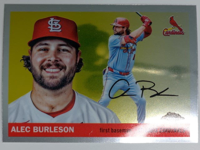 2025 Topps Chrome Platinum Anniversary Baseball Alec Burleson #173