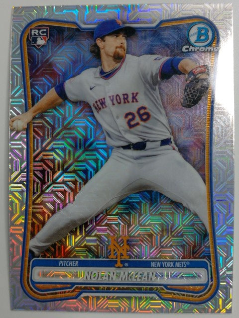 2026 Bowman Chrome Baseball Mojo Refractor Nolan McLean #80 RC