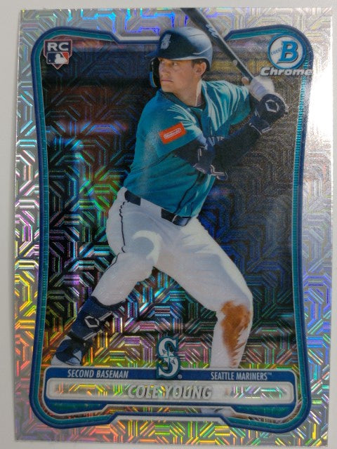 2026 Bowman Chrome Baseball Mojo Refractor Cole Young #25 RC