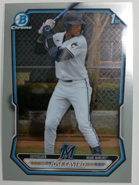 2026 Bowman Chrome Baseball Prospects Jose Castro #BCP-230