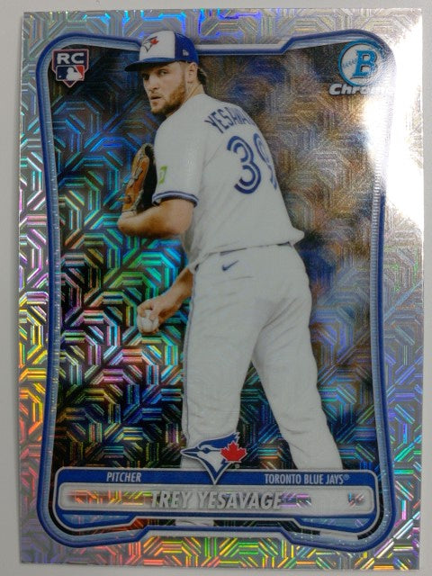 2026 Bowman Chrome Baseball Mojo Refractor Trey Yesavage #93 RC