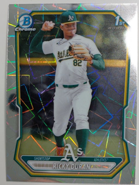 2026 Bowman Chrome Baseball Prospects Laser Ricky Duran #BCP-185