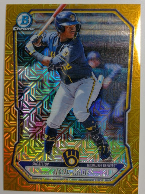2026 Bowman Chrome Baseball Prospects Gold Mojo 37/50 Jesús Made #BCP-244