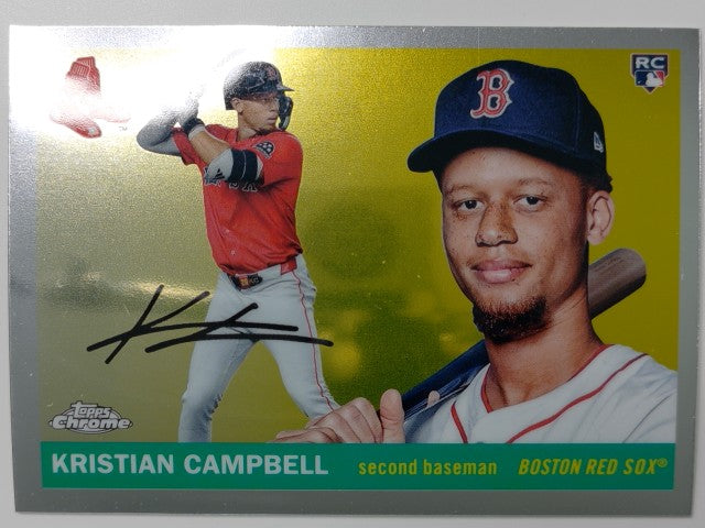 2025 Topps Chrome Platinum Baseball Kristian Campbell #318 RC