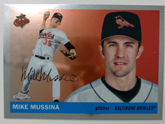 2025 Topps Chrome Platinum Baseball Mike Mussina #313