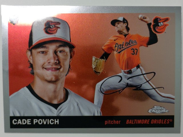 2025 Topps Chrome Platinum Baseball Cade Povich #319 RC