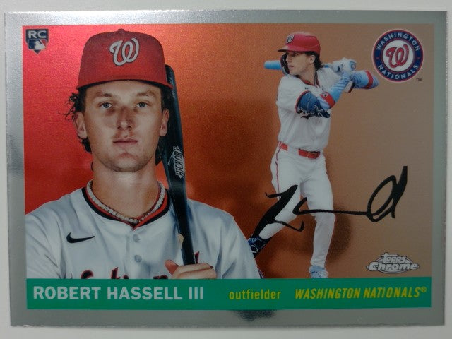 2025 Topps Chrome Platinum Anniversary Baseball Robert Hassell III #300 RC