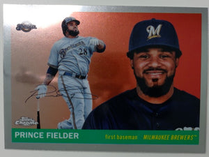 2025 Topps Chrome Platinum Baseball Prince Fielder #417