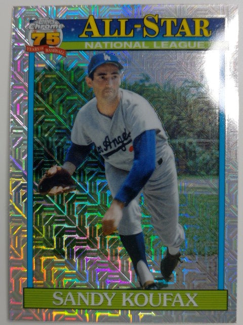 2026 Topps Baseball 1991 Topps Chrome All-Stars Sandy Koufax #91ASC-2