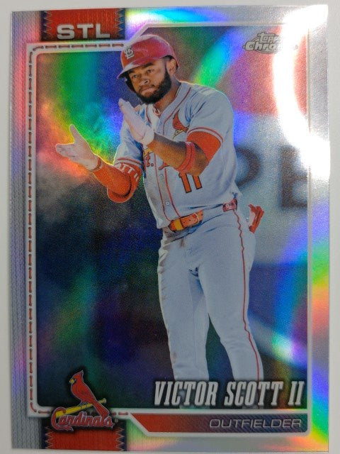 2026 Topps Chrome Baseball Refractor Victor Scott II #53