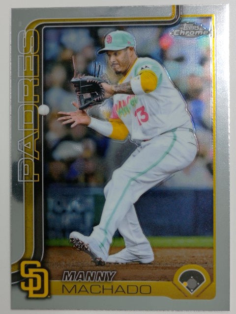 2025 Topps Chrome Baseball Manny Machado #53