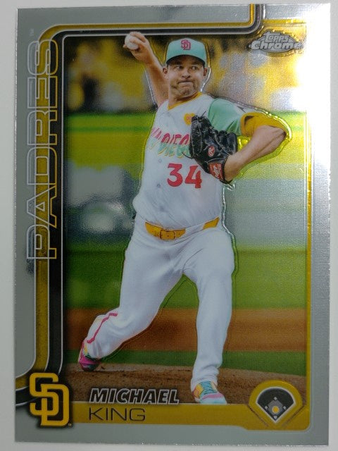 2025 Topps Chrome Baseball Michael King #35