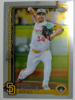 2025 Topps Chrome Baseball Michael King #35