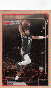 2025-26 Hoops Basketball Jeremiah Fears #48 RC