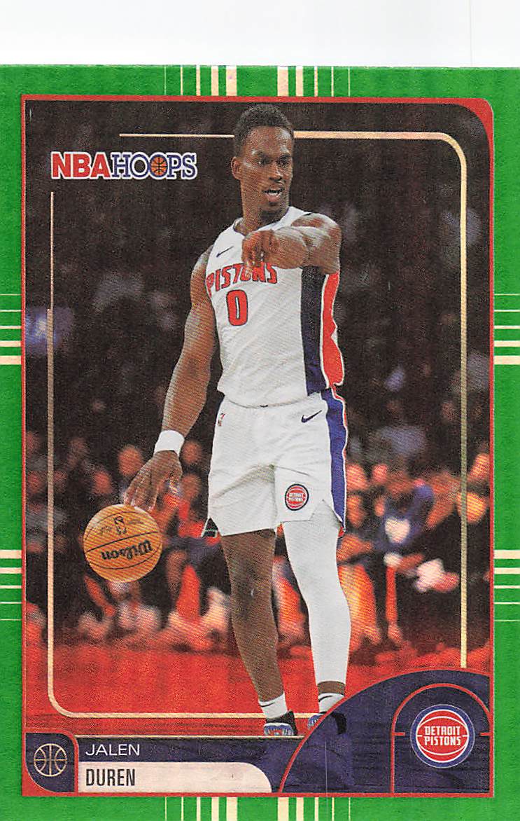 2025-26 Hoops Basketball Green Hoops Jalen Duren #99