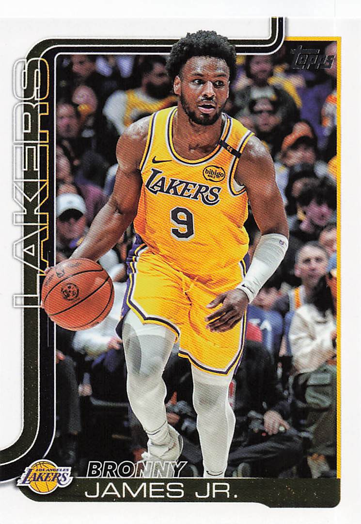 2025-26 Topps Basketball Bronny James Jr. #152