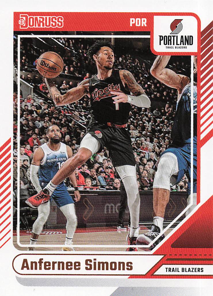 2024-25 Donruss Basketball Anfernee Simons #114