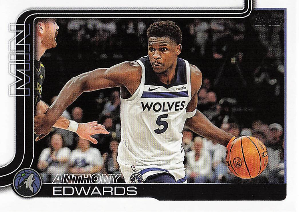 2025-26 Topps Basketball Anthony Edwards #108