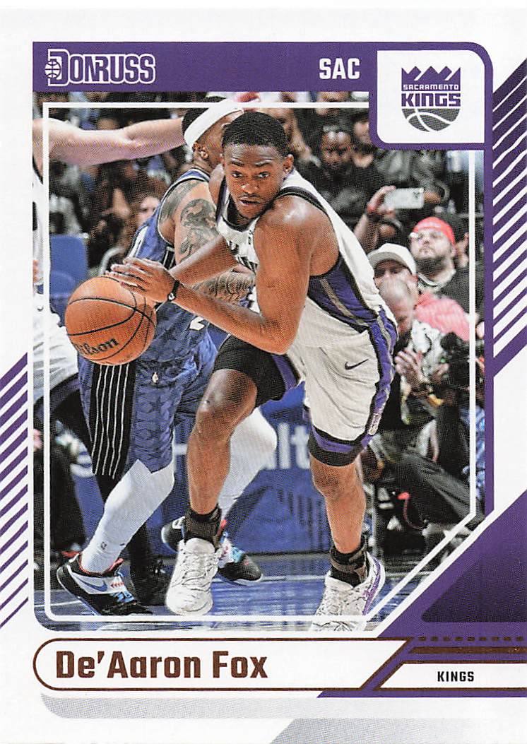 2024-25 Donruss Basketball De'Aaron Fox #26