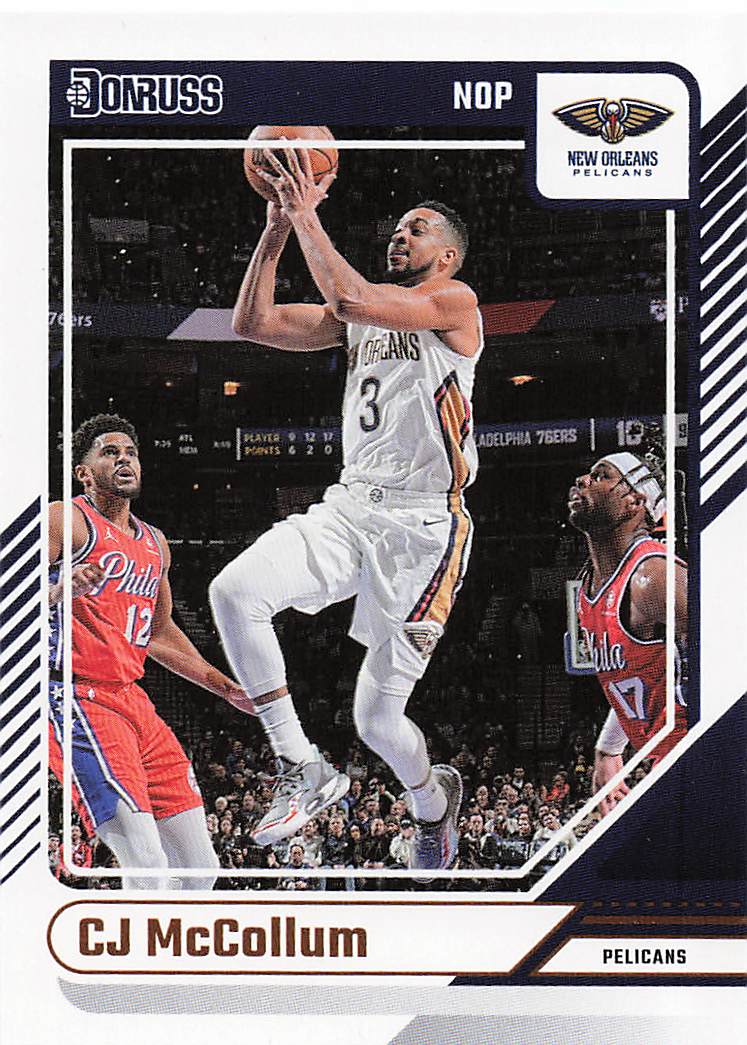 2024-25 Donruss Basketball CJ McCollum #102