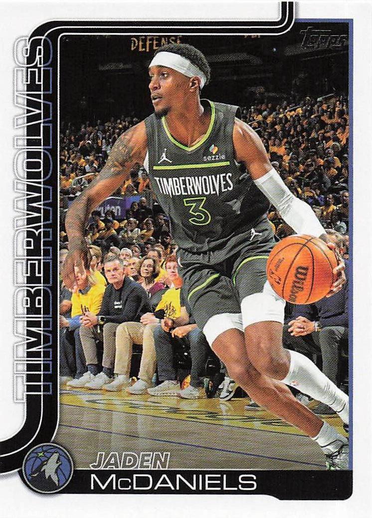 2025-26 Topps Basketball Jaden McDaniels #248