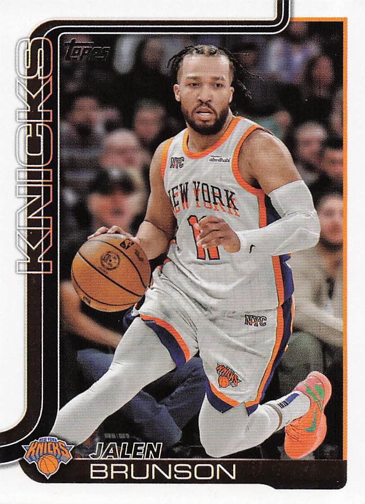 2025-26 Topps Basketball Jalen Brunson #14b