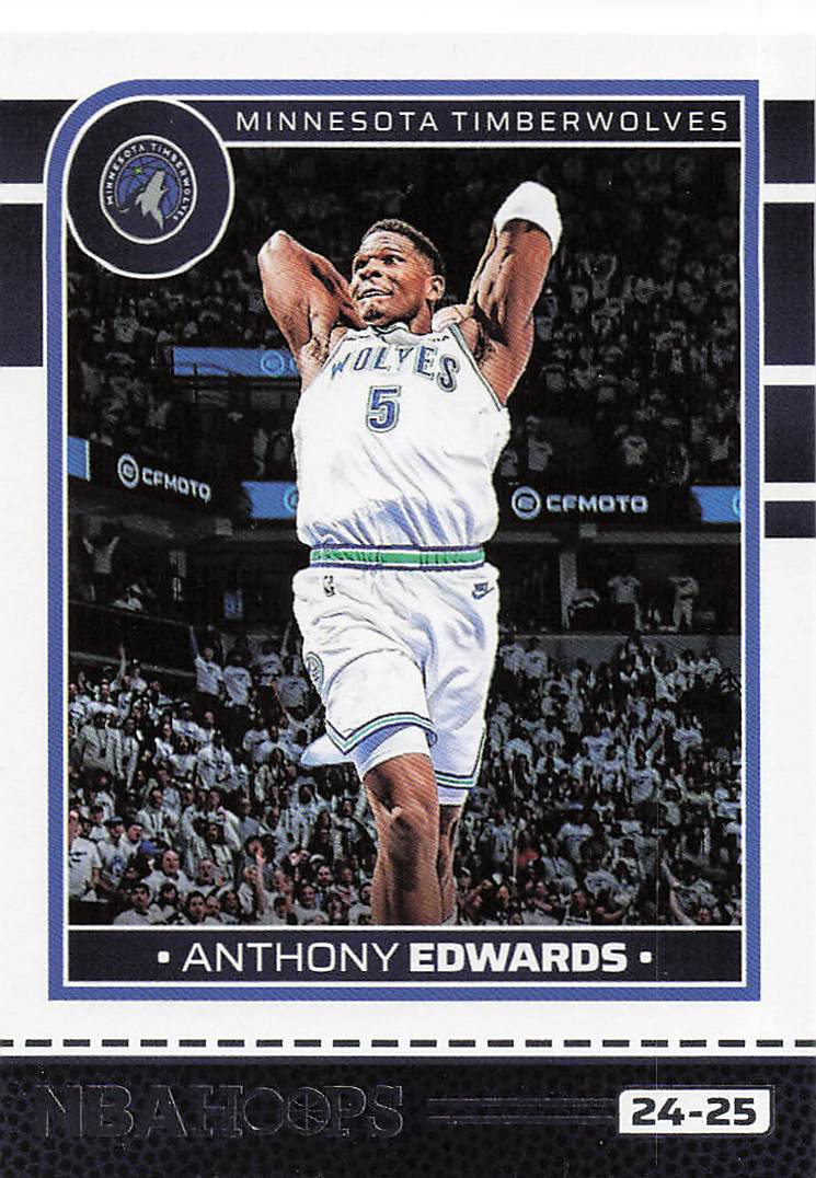 2024-25 Hoops Basketball Anthony Edwards #181