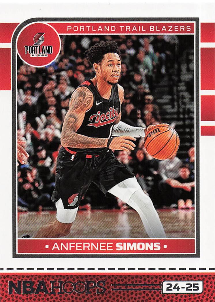 2024-25 Hoops Basketball Anfernee Simons #127