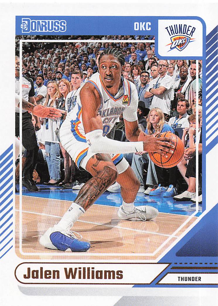 2024-25 Donruss Basketball Jalen Williams #20