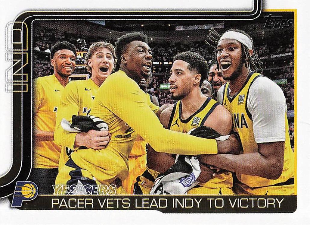 2025-26 Topps Basketball Yes'Cers: Pacer Vets Lead Indy To Victory #280
