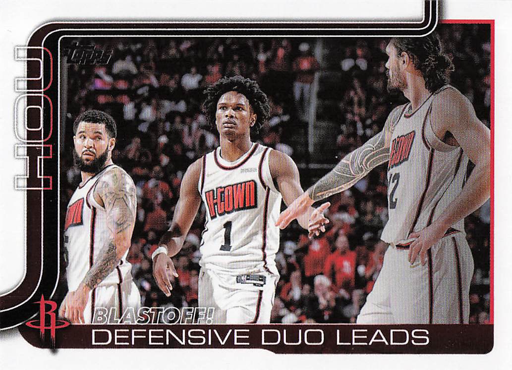 2025-26 Topps Basketball Blastoff!: Defensive Duo Leads #297