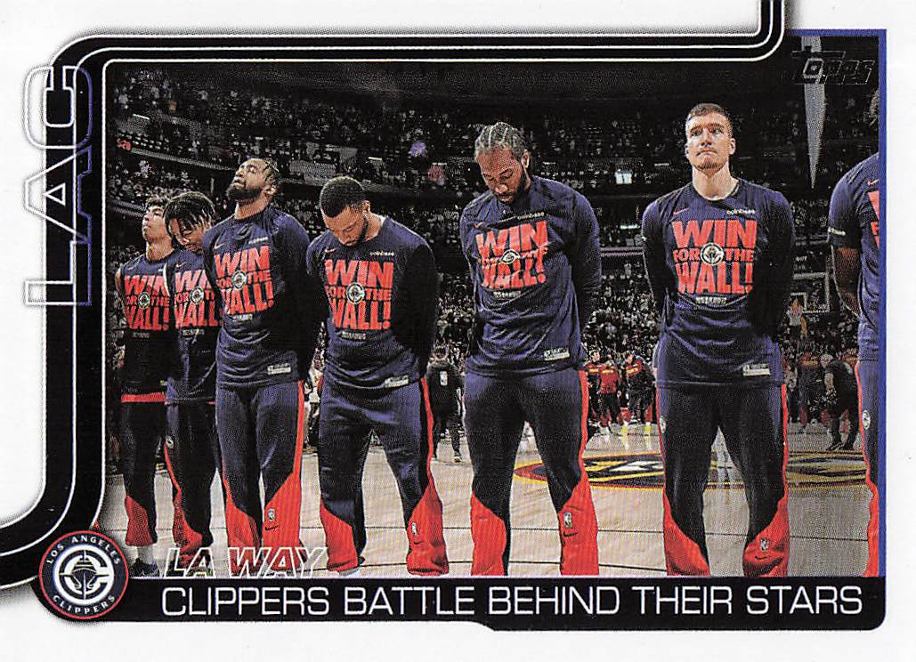 2025-26 Topps Basketball LA Way: Clippers Battle Behind Their Stars #292