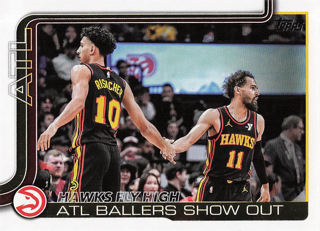 2025-26 Topps Basketball Hawks Fly High: ATL Ballers Show Out #282