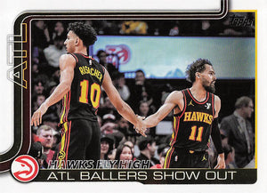 2025-26 Topps Basketball Hawks Fly High: ATL Ballers Show Out #282