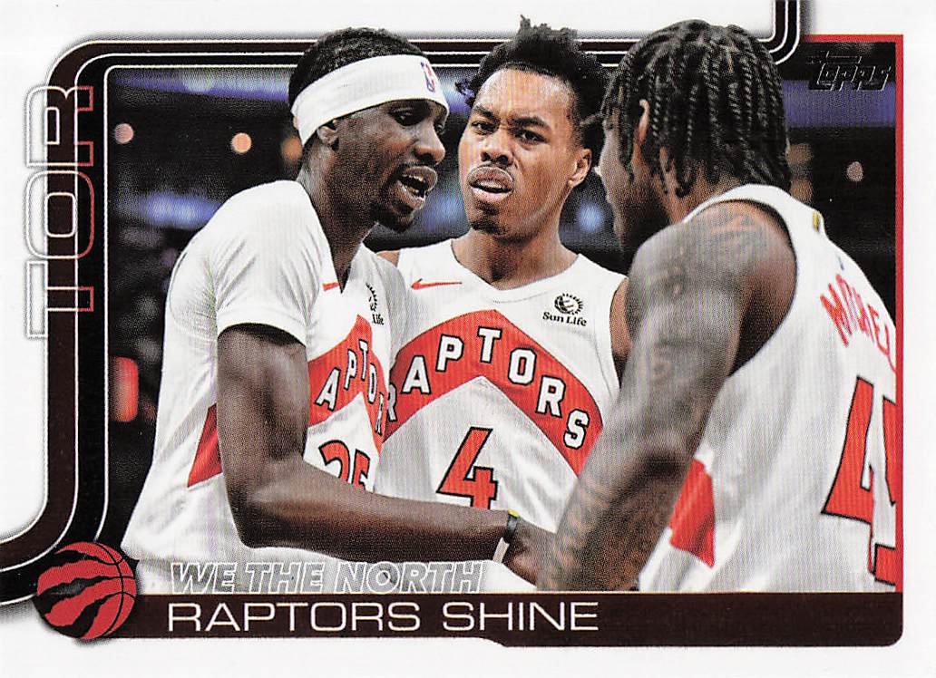 2025-26 Topps Basketball We The North: Raptors Shine #276