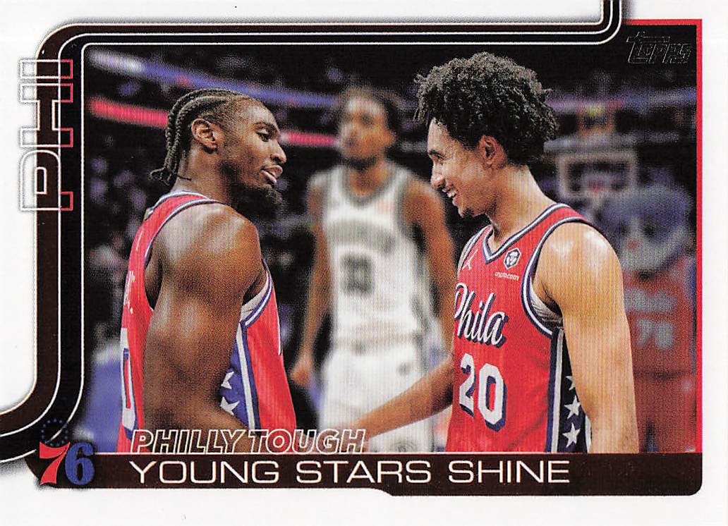 2025-26 Topps Basketball Philly Tough: Young Stars Shine #275