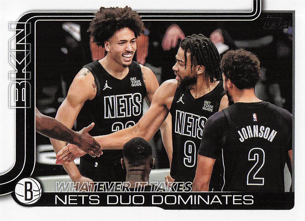 2025-26 Topps Basketball Whatever It Takes: Nets Duo Dominates #273