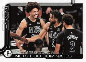 2025-26 Topps Basketball Whatever It Takes: Nets Duo Dominates #273