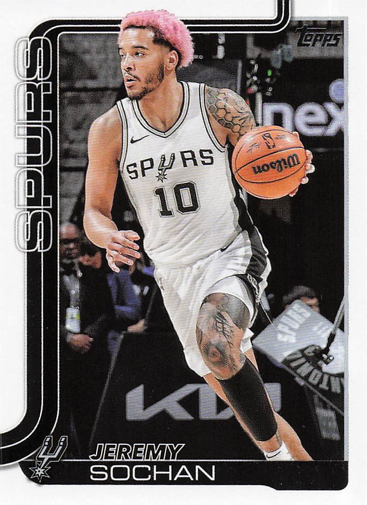 2025-26 Topps Basketball Jeremy Sochan #199